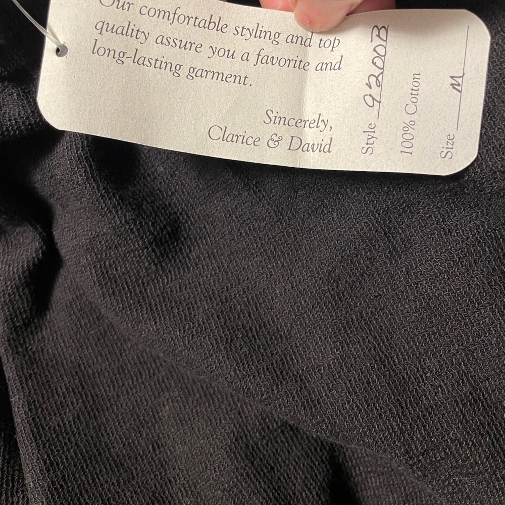 VTG Bishop Corner Black Pull On Trouser Pants - Picture 3 of 5